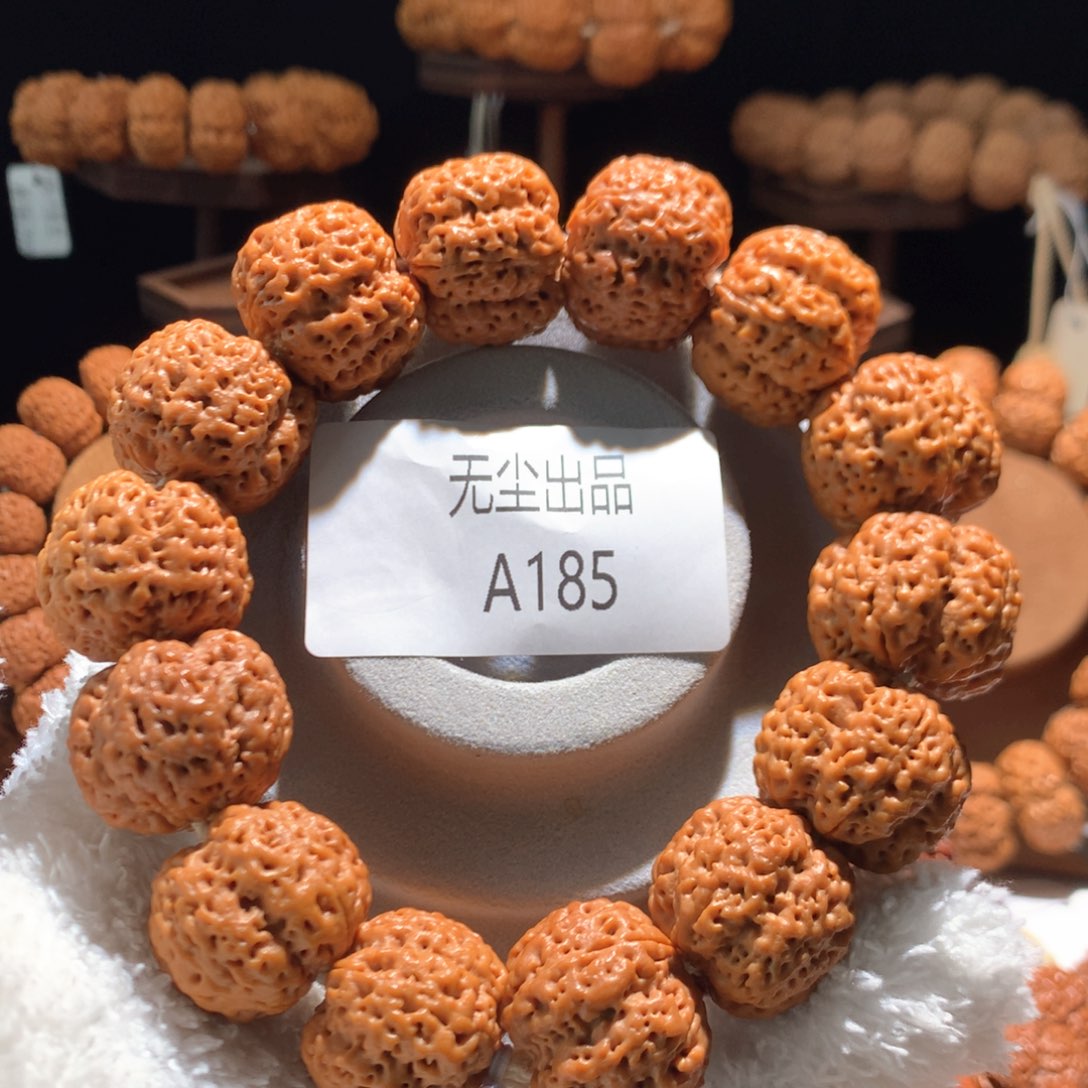 金刚菩提手串24梁五面龙梅花定制