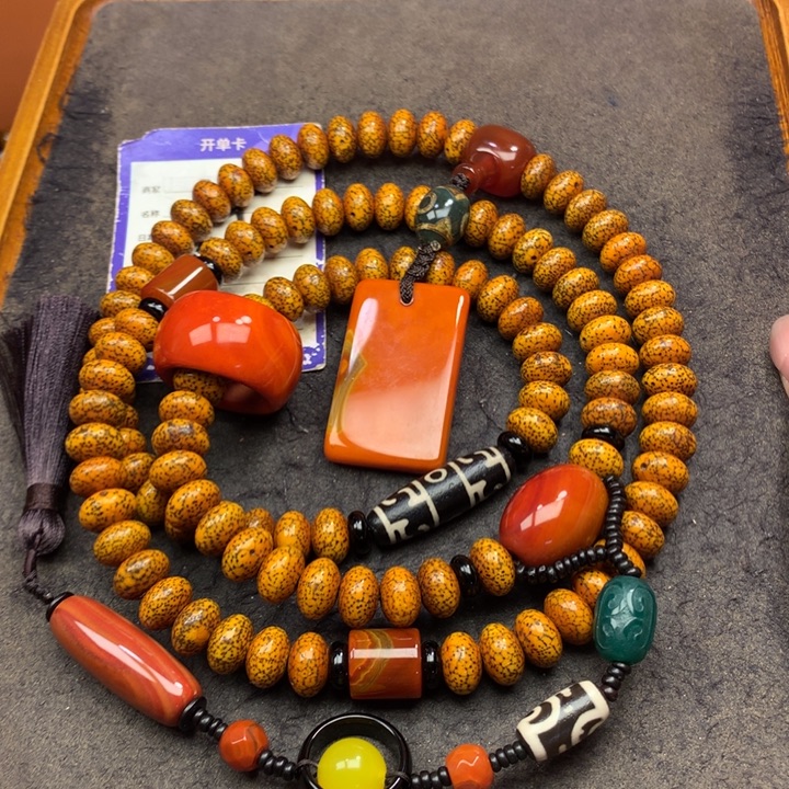 6***3吊坠星月菩提脖挂