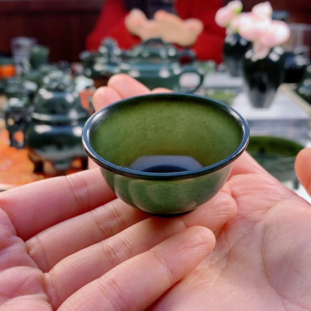 和田玉（青玉）挂件未镶嵌