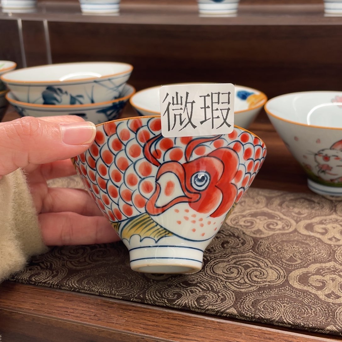 有瑕釉下彩纯手绘