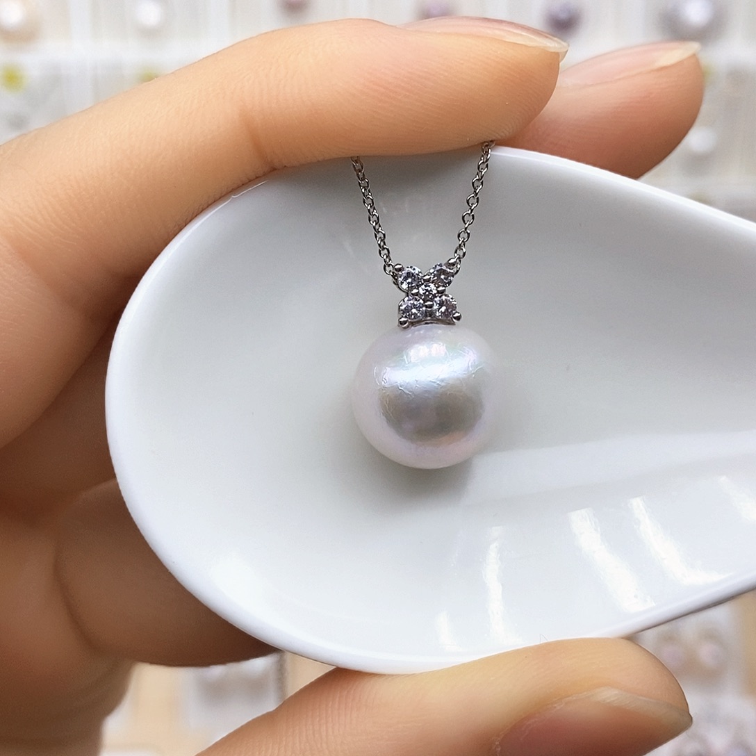 淡水珍珠合金颈饰