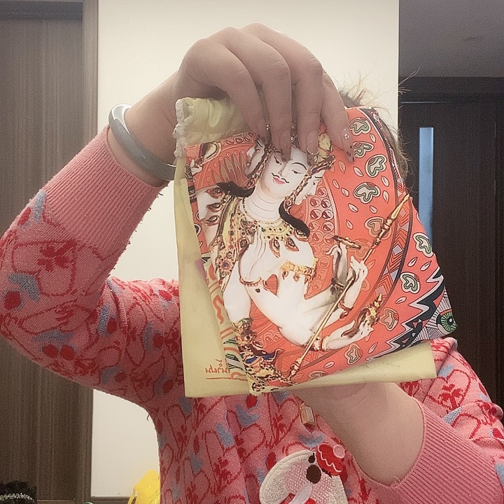 泥塑四面申民族风披风