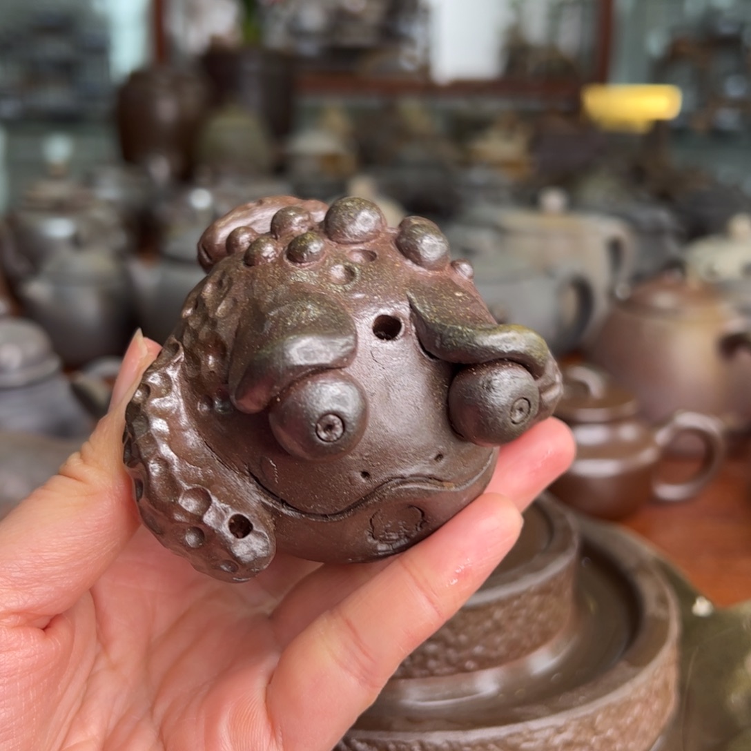 贵台龙窑柴烧茶壶A60