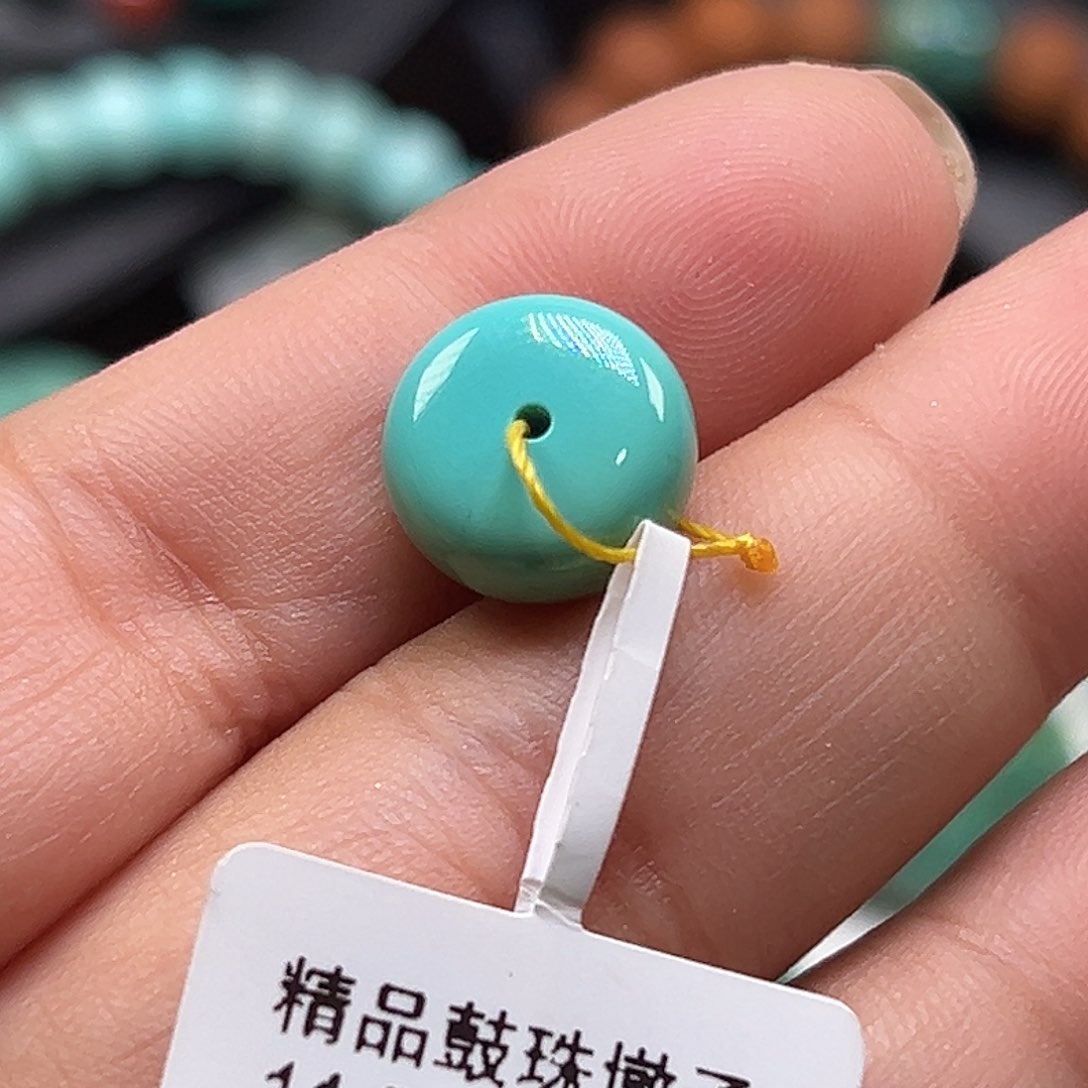 绿松石珠宝奇石未镶嵌安***君