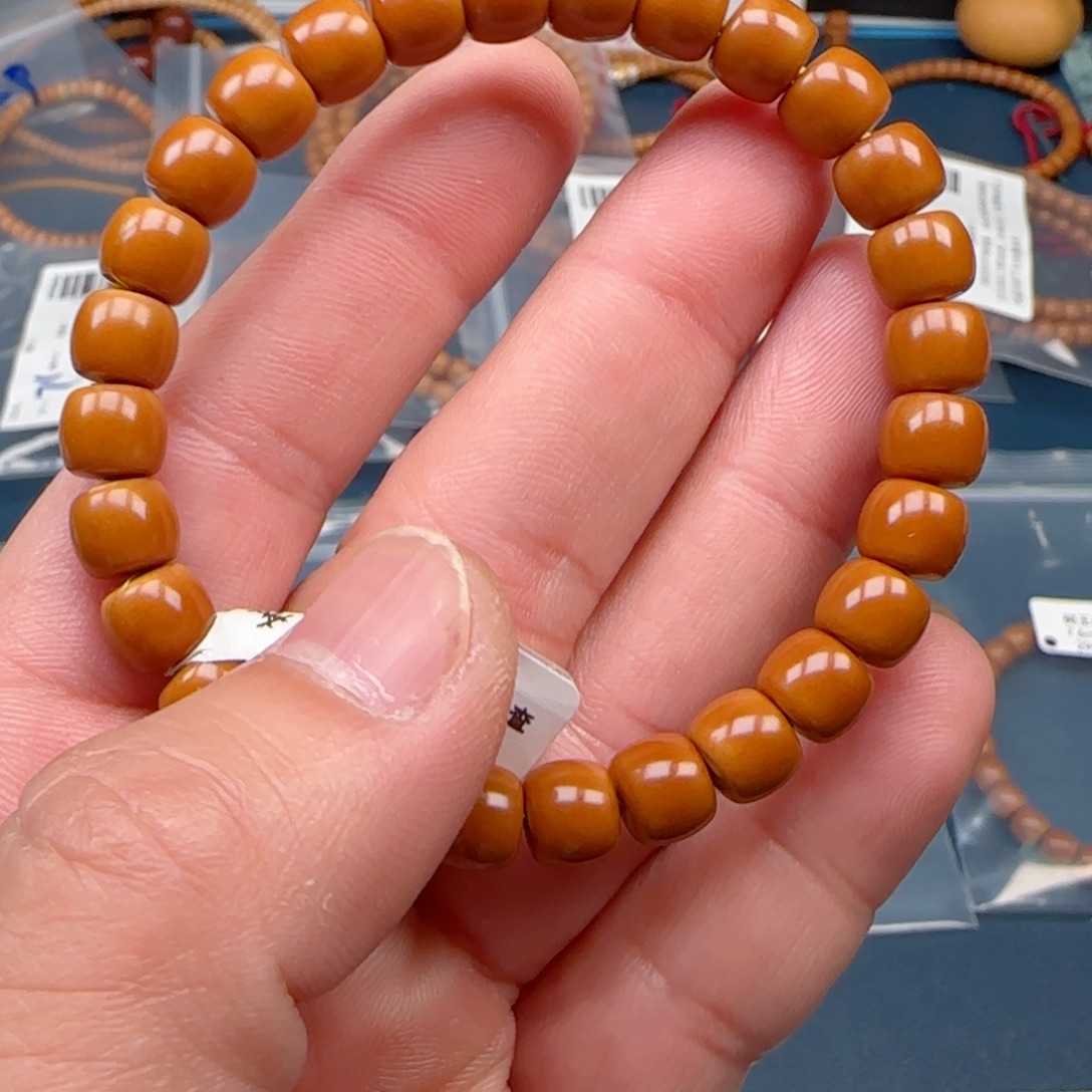 橄榄核手串老挝SSS级核尖极限弧尺寸8.5