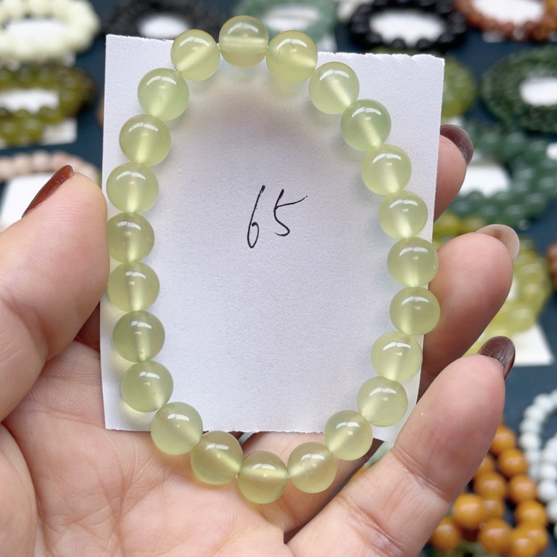 未镶嵌蛇纹石玉手串