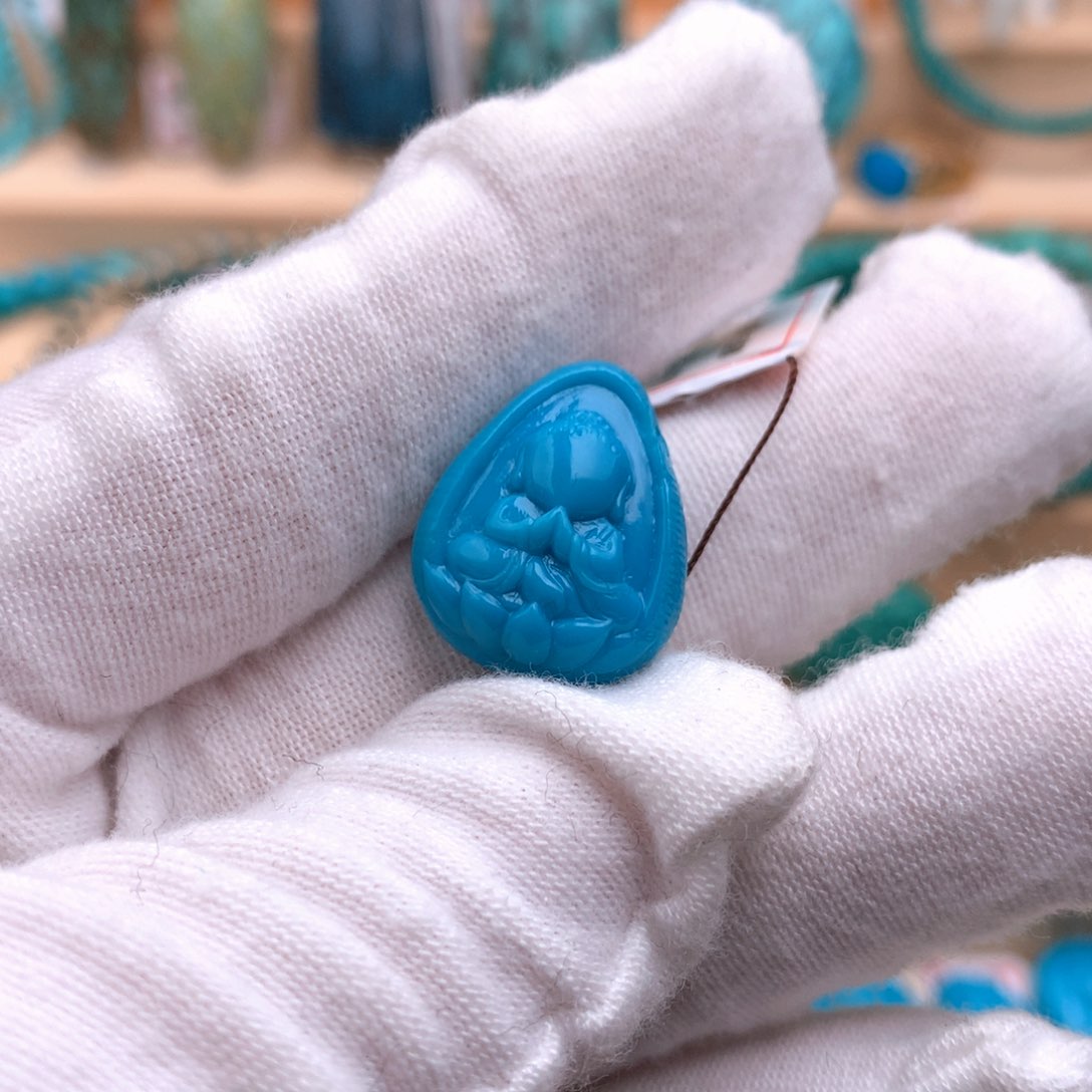 未镶嵌绿松石无相佛