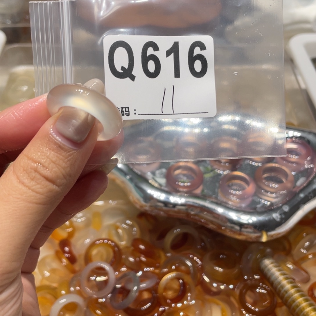 玛瑙/玉髓未镶嵌戒指616