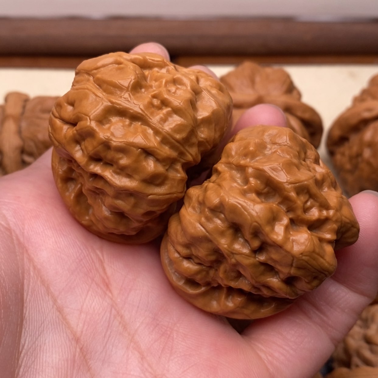 【闪购商品】把件文玩核桃边41左右