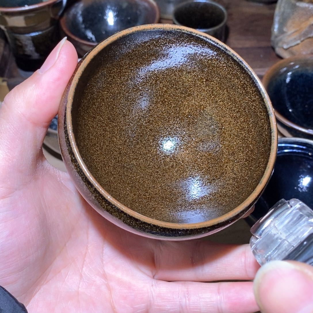 茶盏原矿釉建盏茶杯