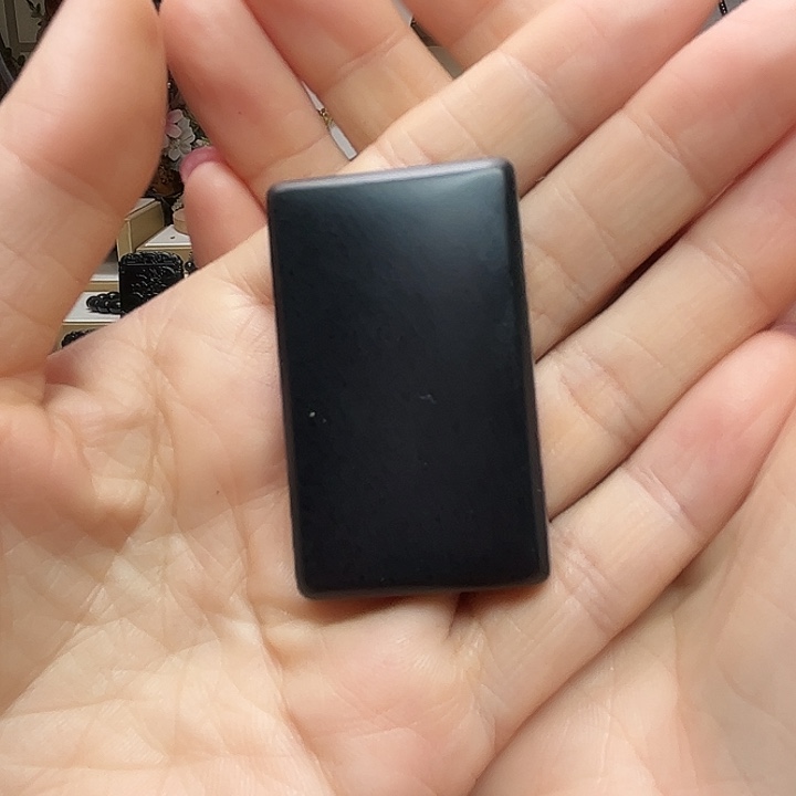 深***年和田玉（墨玉）未镶嵌颈饰351面包牌