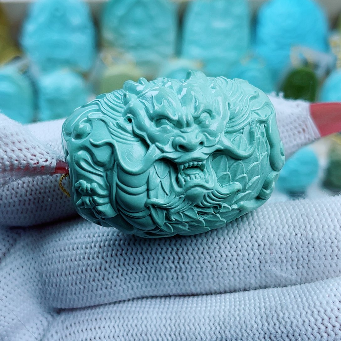 绿松石未镶嵌珠宝奇石配饰29✖️37