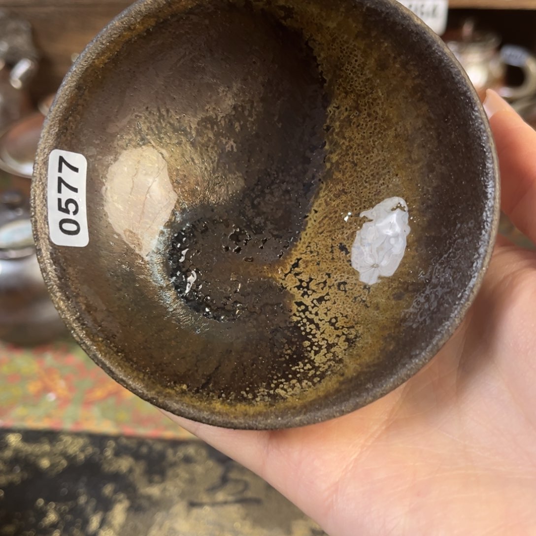 杯柴烧茶器主人杯微瑕