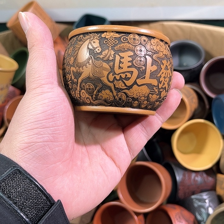 茶杯紫砂全手工紫砂主人杯