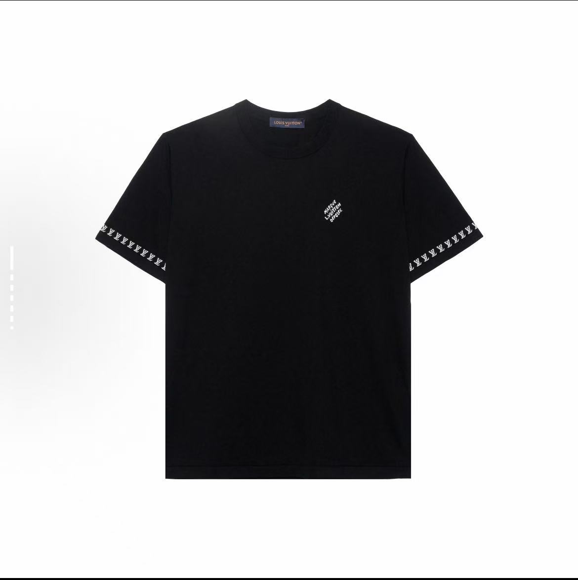 未使用 LouisVuitton/路易威登 JX字母印花圆领宽松短袖T恤HRN42W