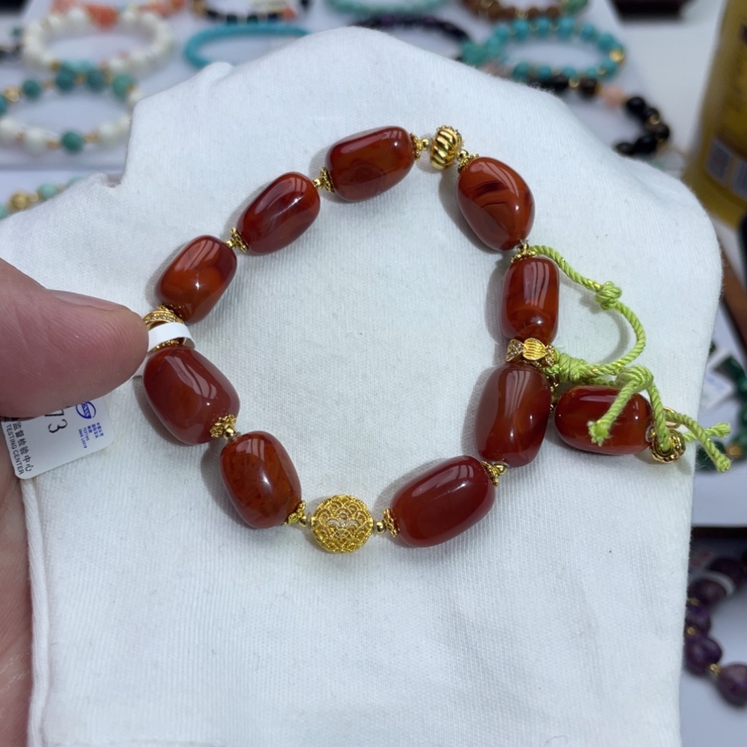 南红玛瑙未镶嵌手串