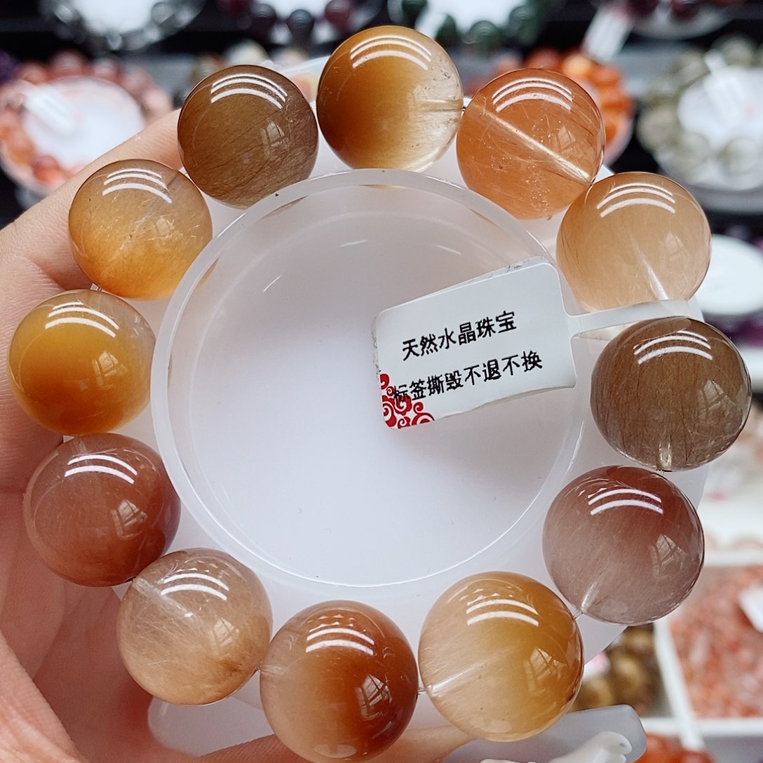 未镶嵌手链水晶兔毛