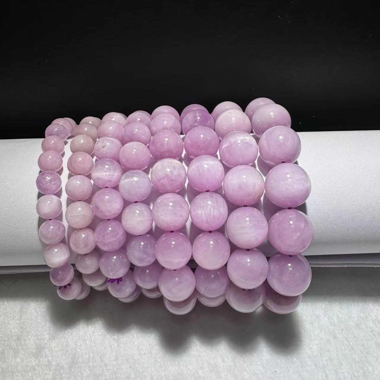 [云上珠宝]  天然紫锂辉单圈手串 Z58多样性发其一