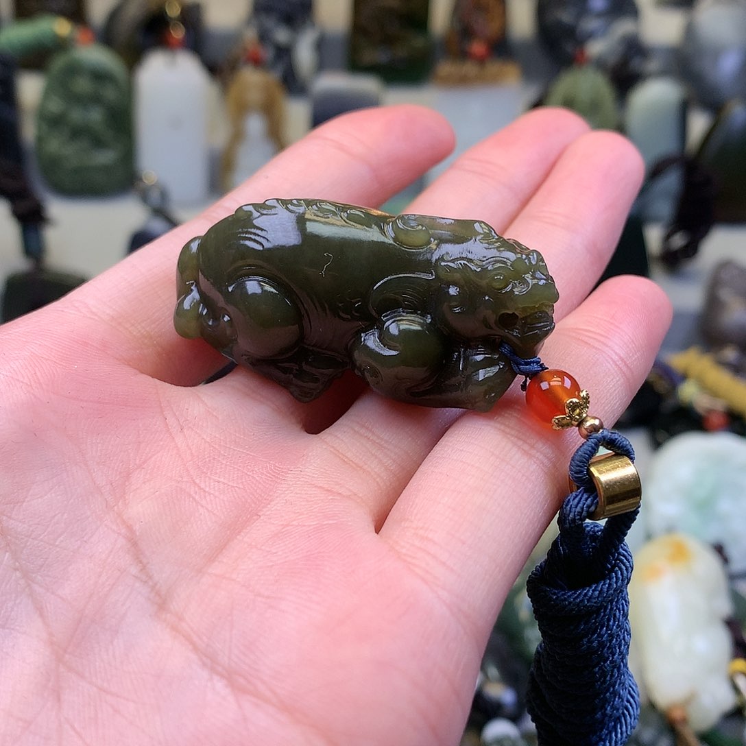 和田玉颈饰未镶嵌华***S