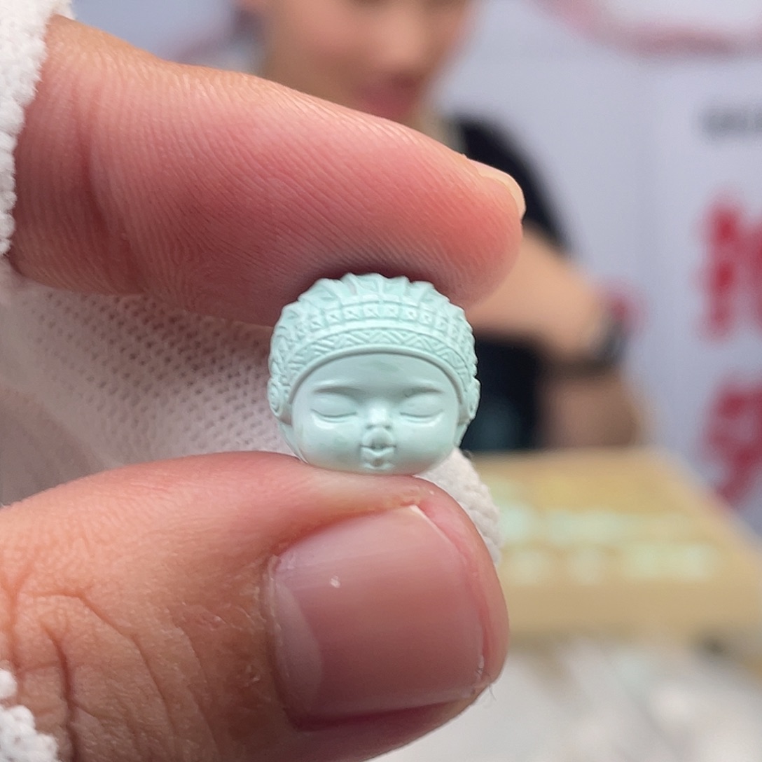 绿松石未镶嵌挂件