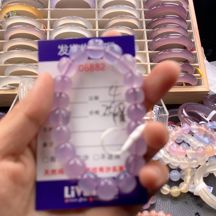 玛瑙/玉髓手镯未镶嵌6882