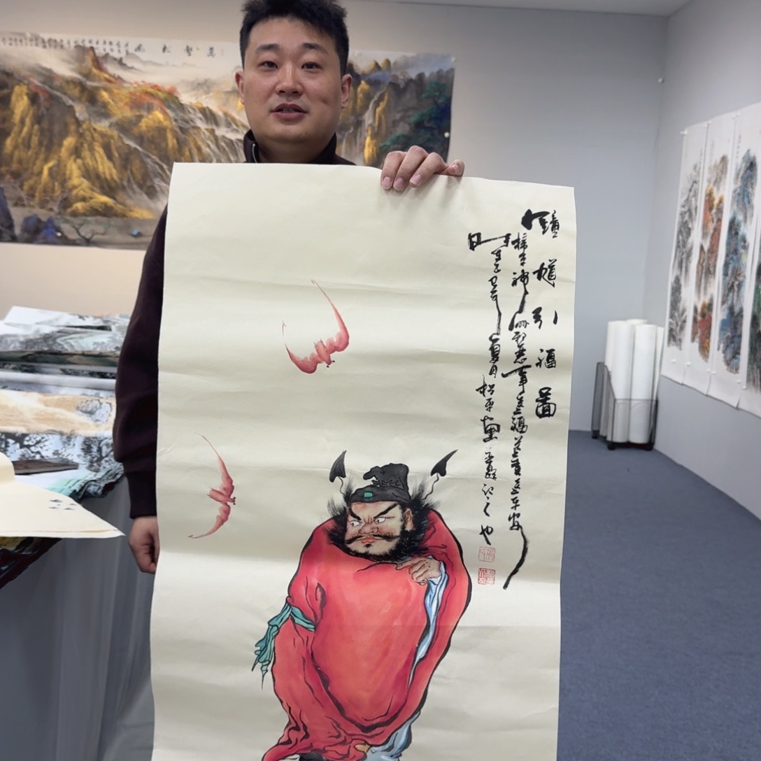 国画国画作品宣纸纯手绘