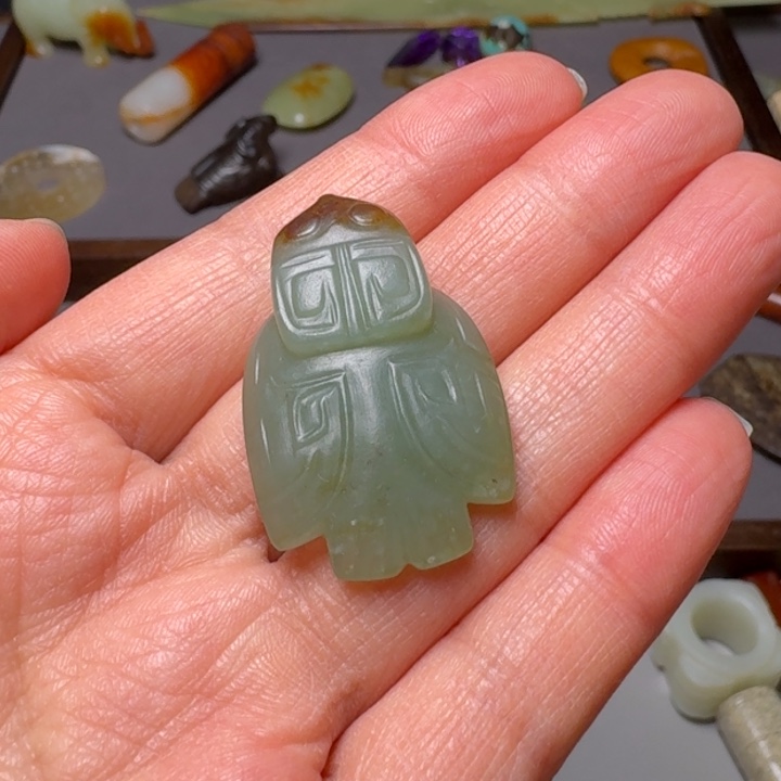 和田玉（糖玉）挂件未镶嵌