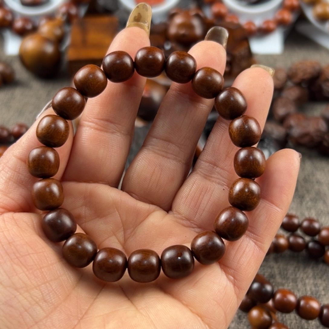 悠***€枣木雷击枣木手串