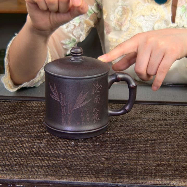 茶杯紫砂高货放漏