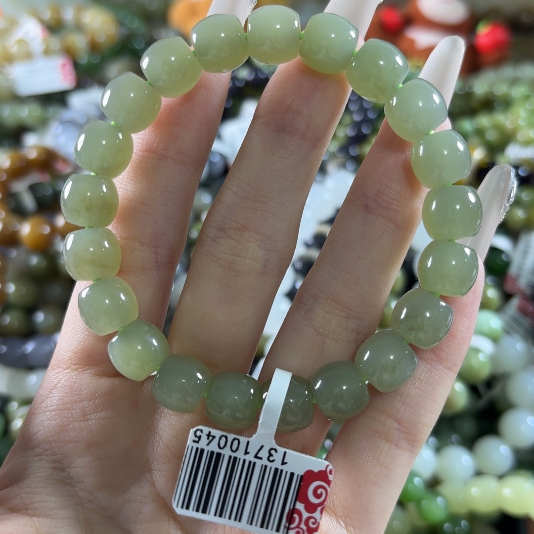 和田玉未镶嵌手链291