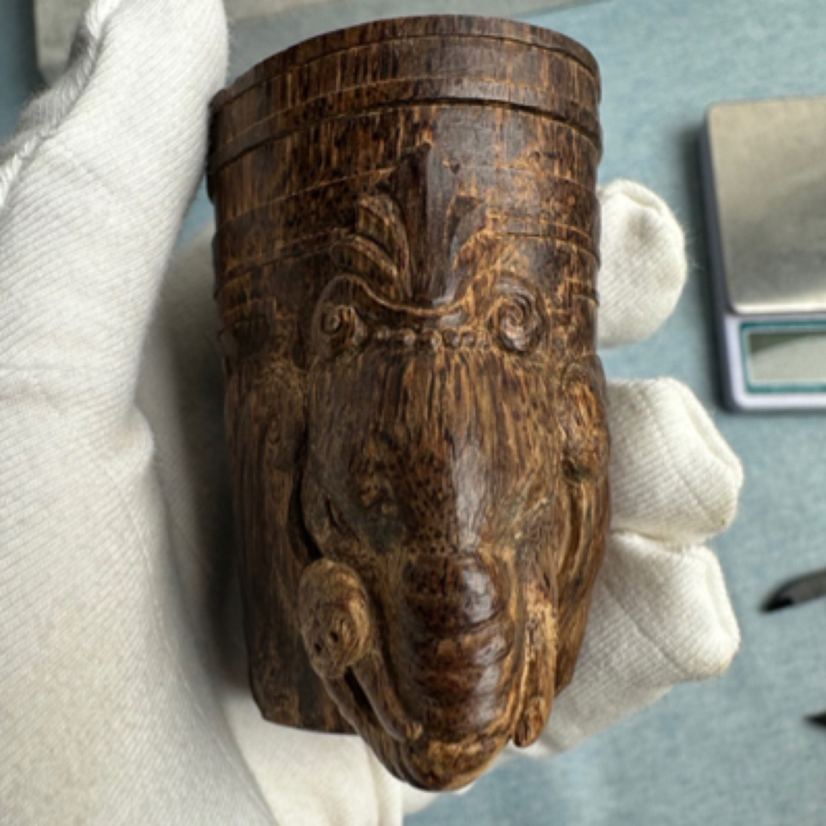 正区达拉干沉水杯《太平有象》生闻香味明显