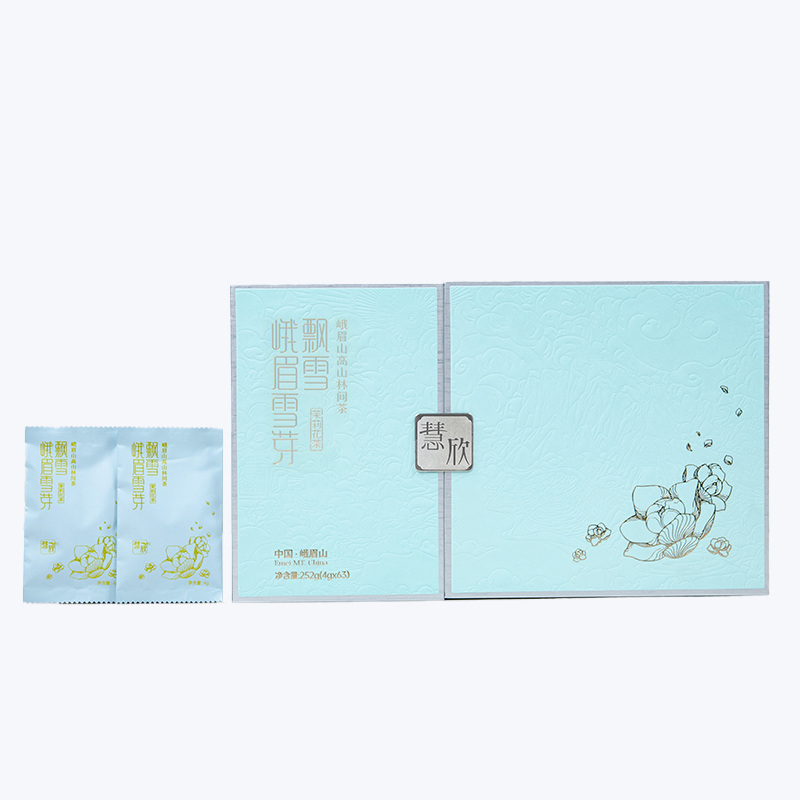 峨眉雪芽【门店同款】茉莉花茶飘雪慧欣 高山茶叶茗茶特级礼盒252g