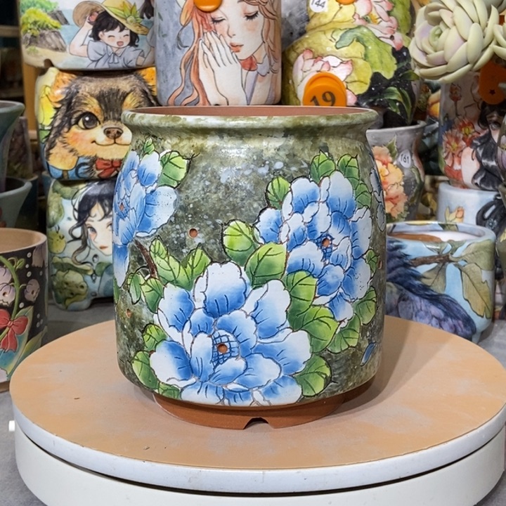 红陶景德镇艺术手绘作品