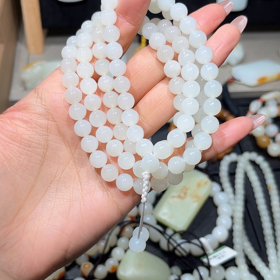 和田玉手链未镶嵌群8