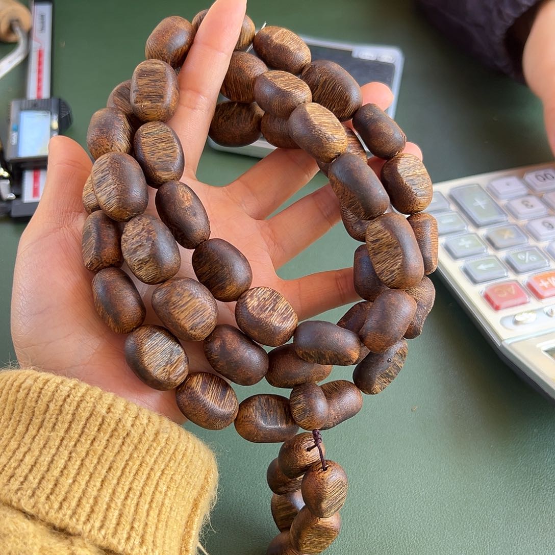 沉香手串勺子留疤98克1.6多样性发一条