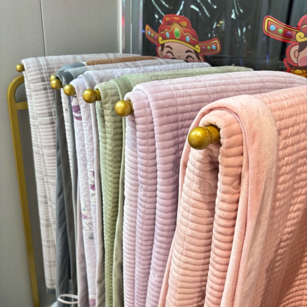 婴儿绒印花床盖多功能保暖加厚加密可机洗防滑不跑床