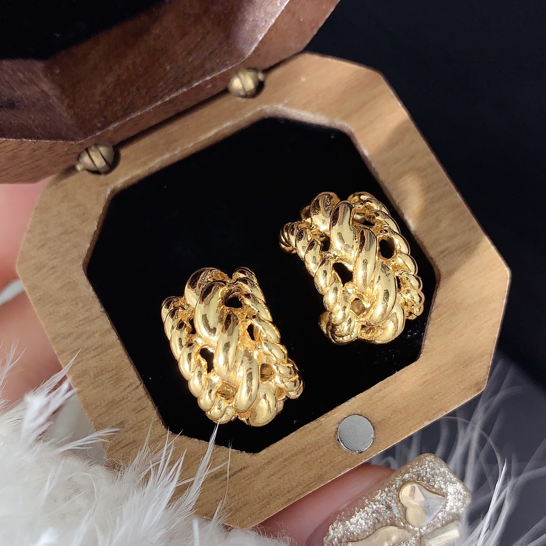 【伟新源】足金999  5D工艺  三股麻花直针3.75克