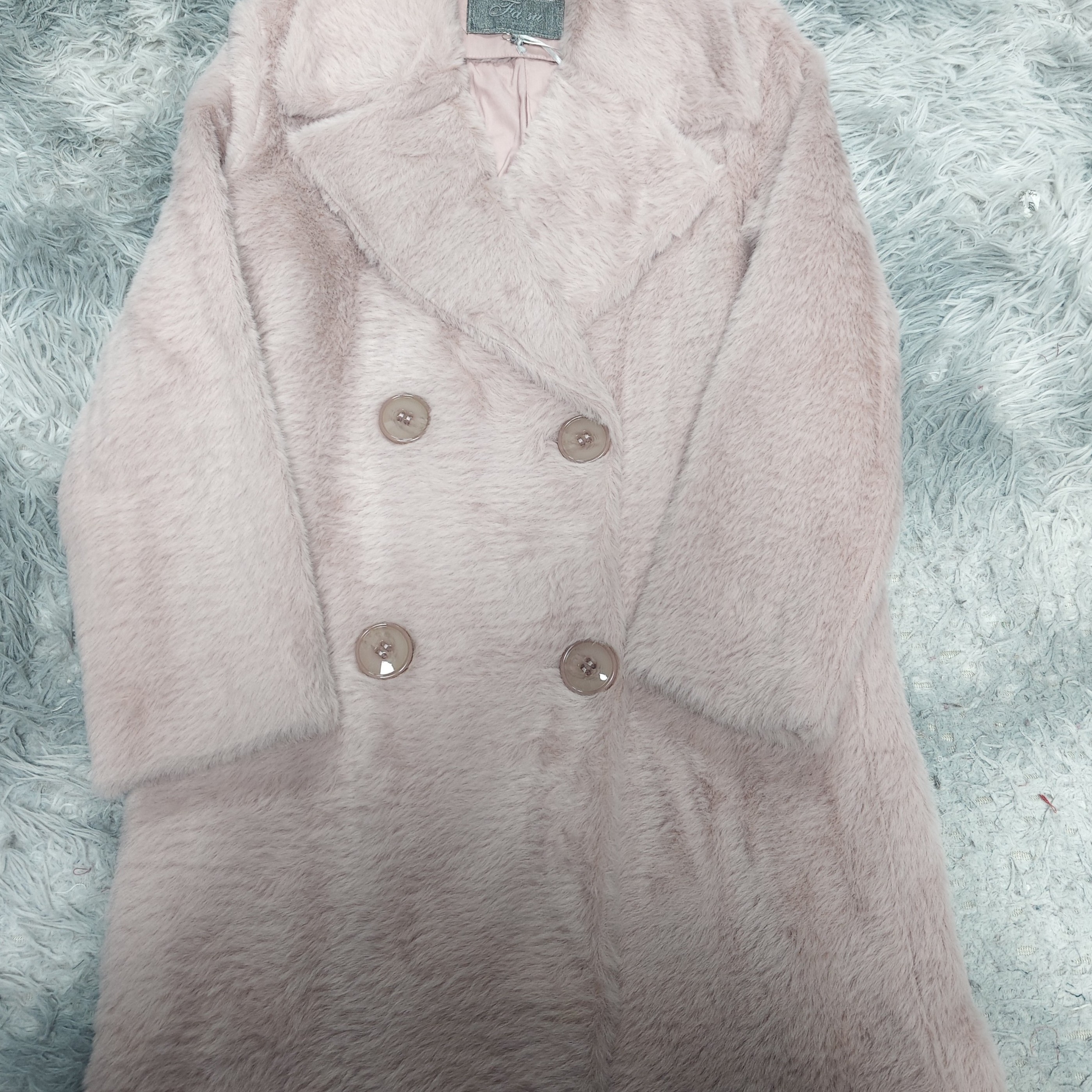 水貂绒皮草外套女毛毛西装领气质贵妇宽松大衣(非直播间勿拍)