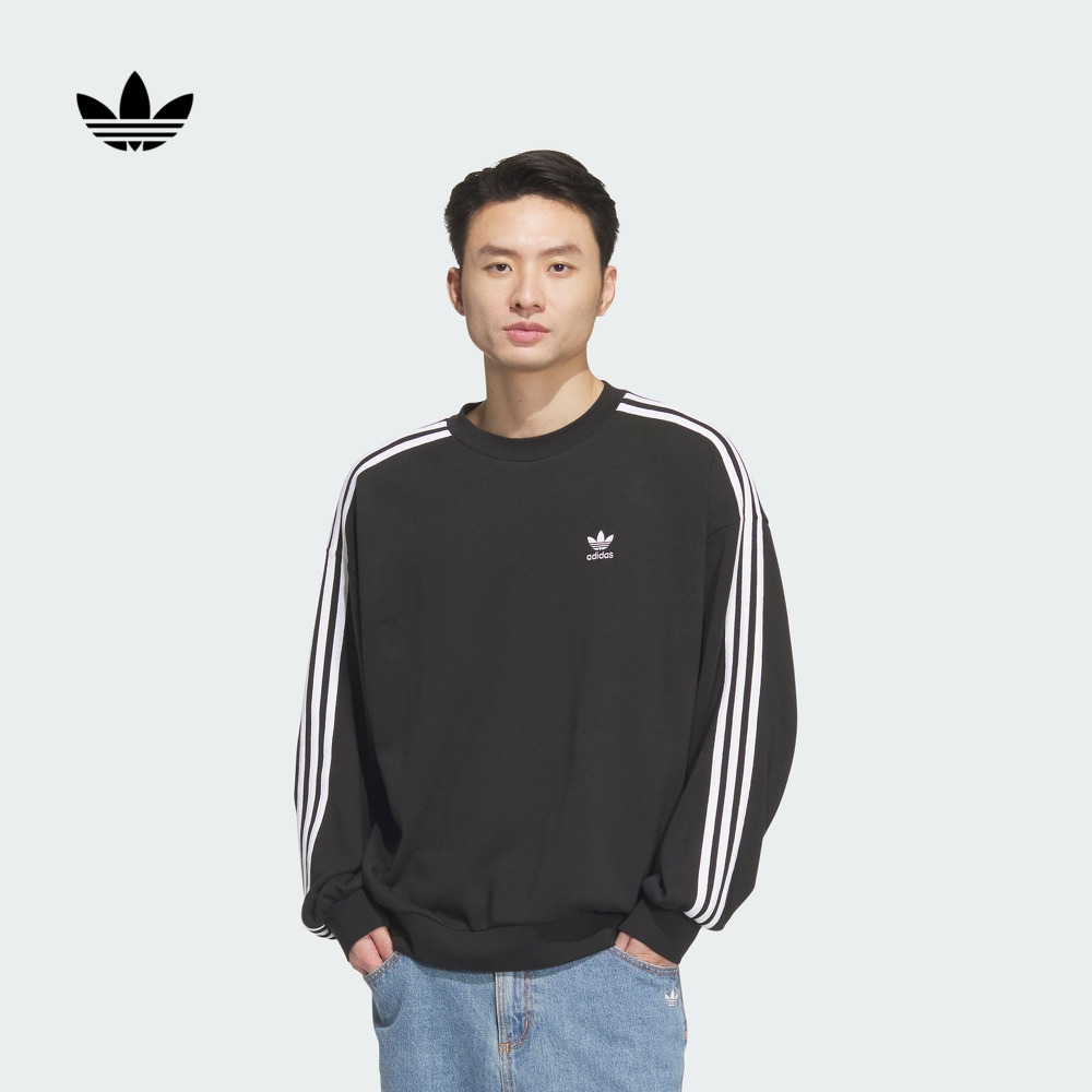 阿迪达斯三叶草 adicolor Oversize宽松运动卫衣套头衫秋季JN9786