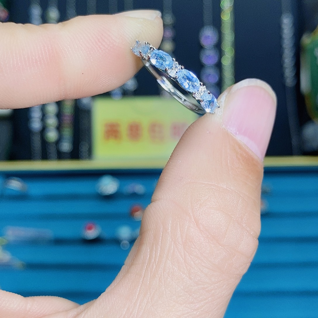 紫晶珠宝半成品银S925镶嵌