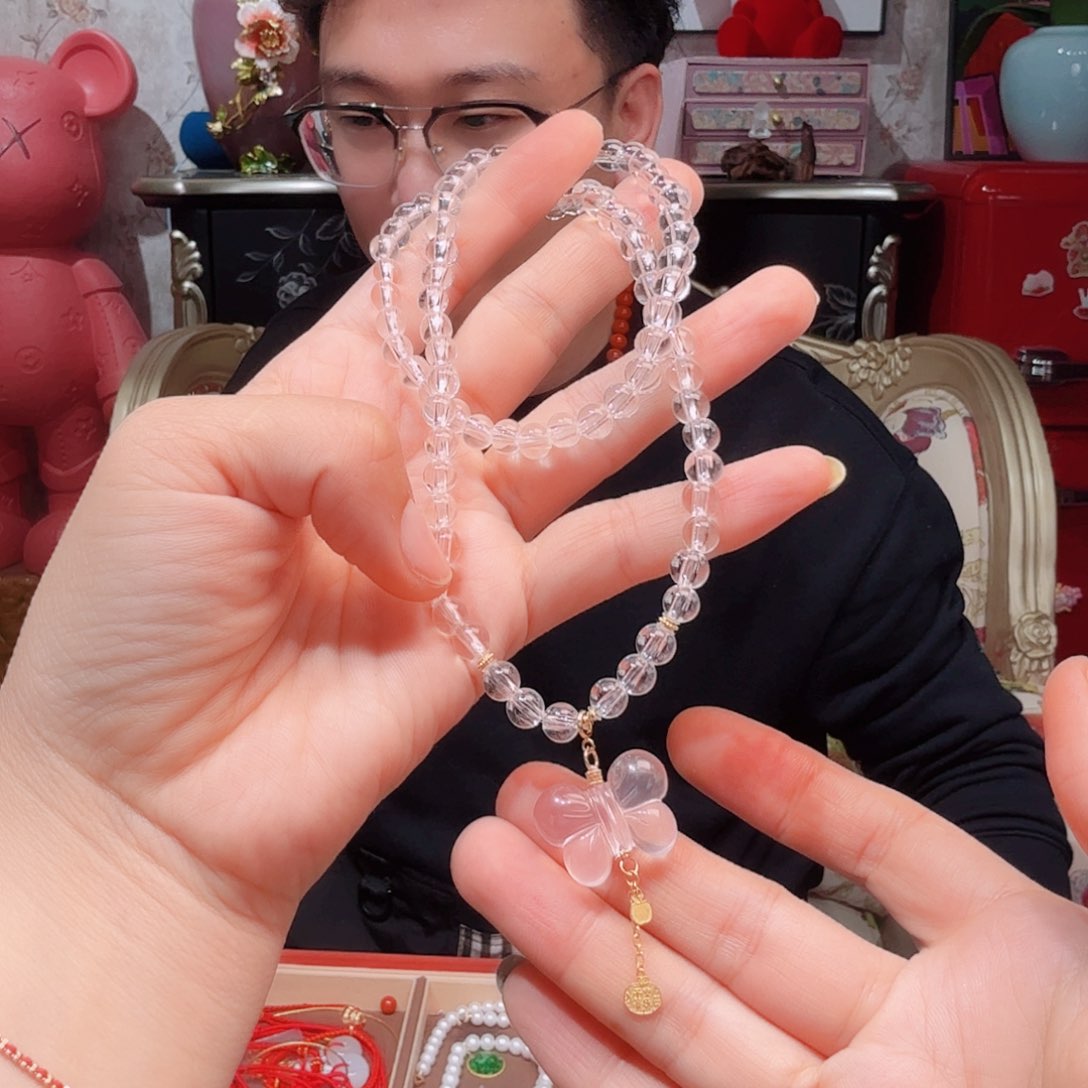 水晶手串未镶嵌项链