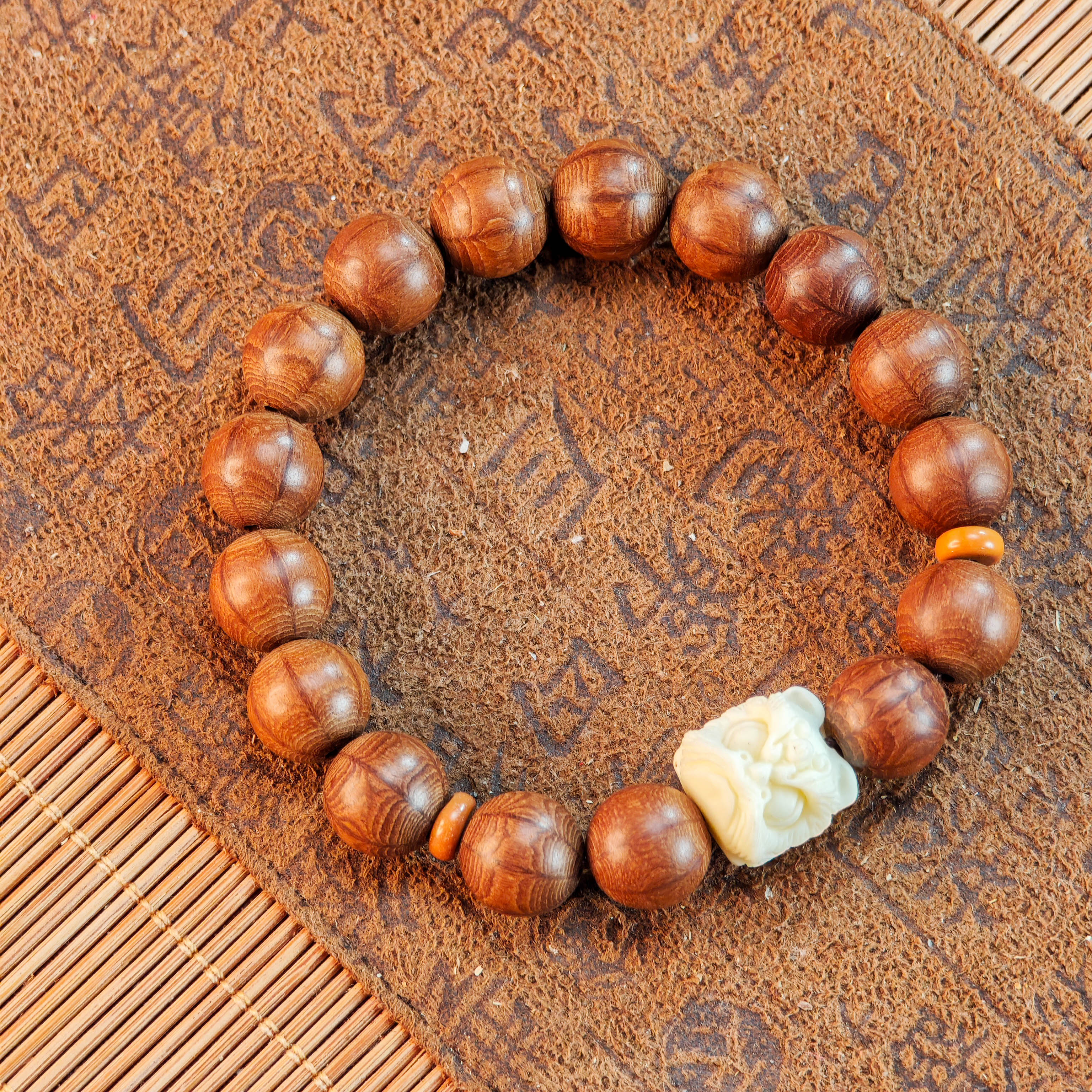 【吉祥礼】醒狮手串-六道木单圈