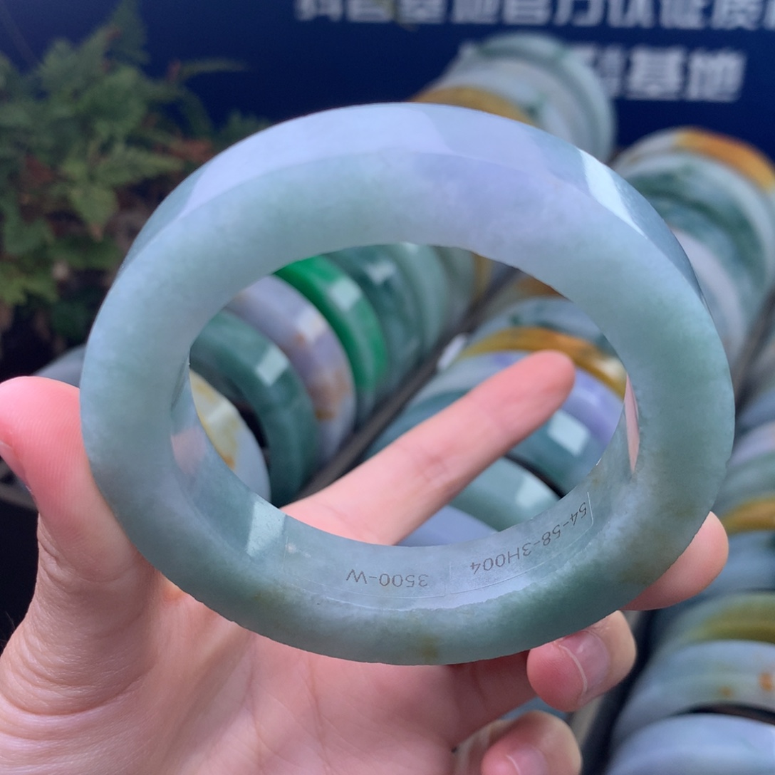 定制翡翠未镶嵌手镯定制不退不换