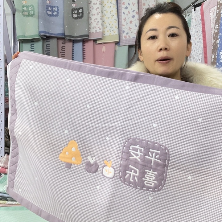 棉特价促销紫色平安喜乐