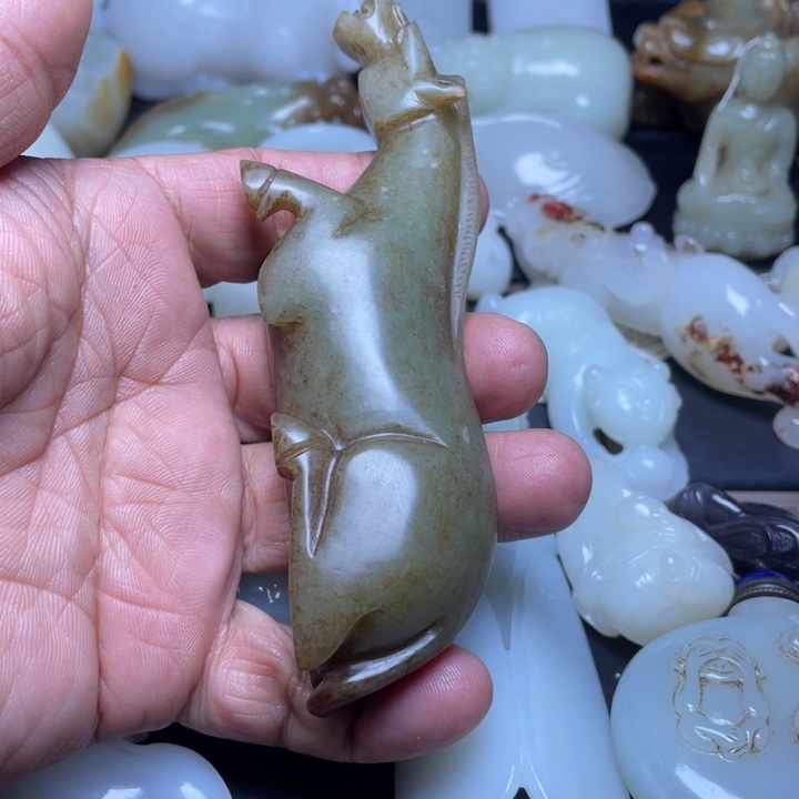 和田玉吊坠(不含链)未镶嵌洪*一