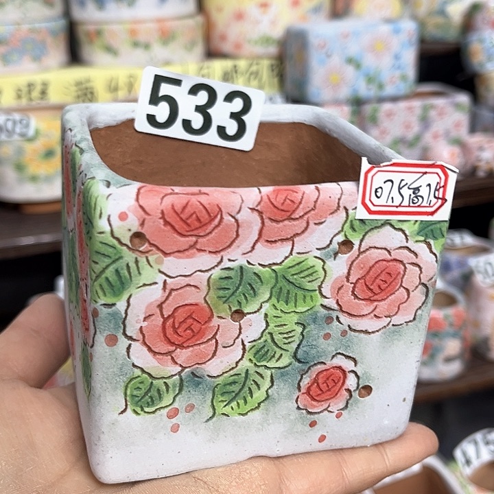 红陶手工多肉植物花盆