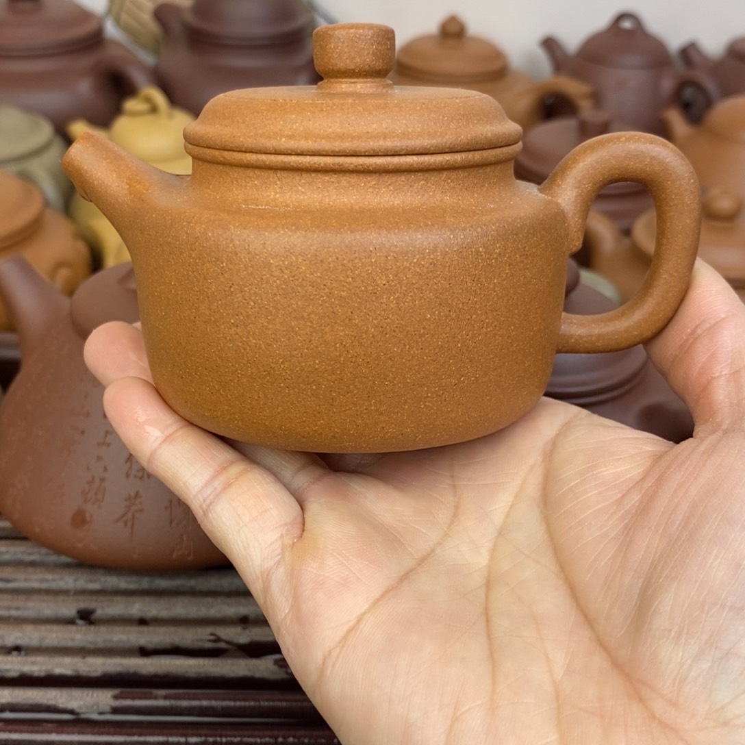 茶壶紫砂150cccc黄降坡德钟