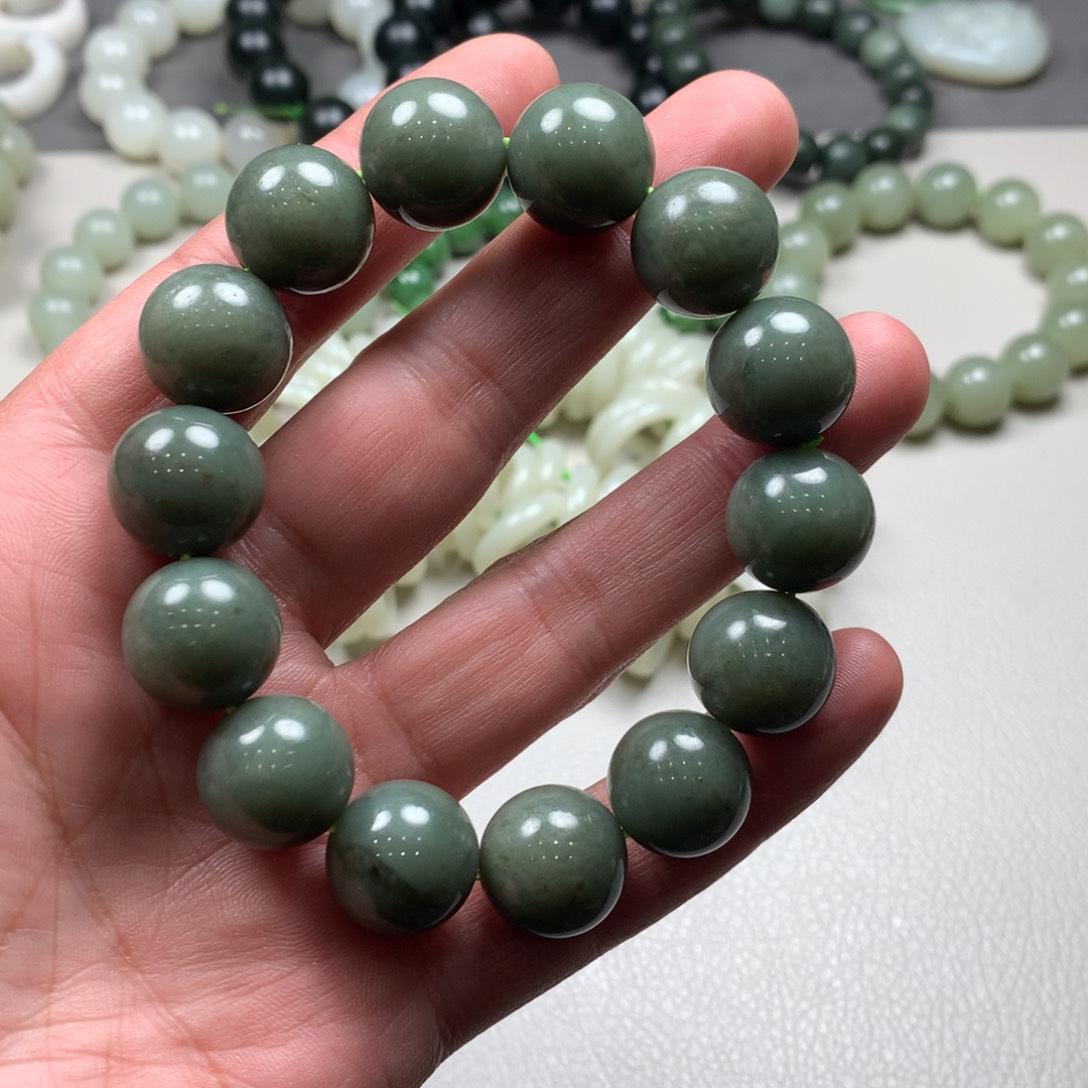 和田玉手链未镶嵌