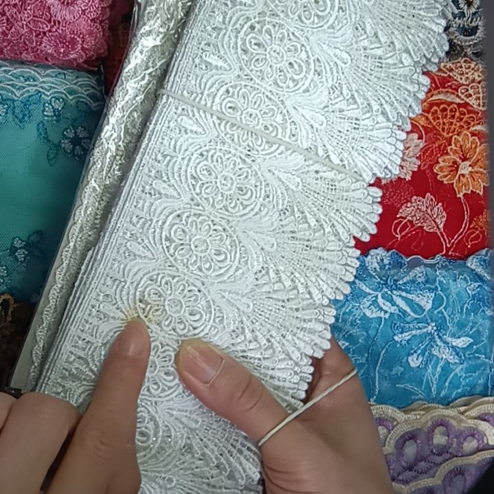 蝴*兰米刺绣花边辅料装饰品