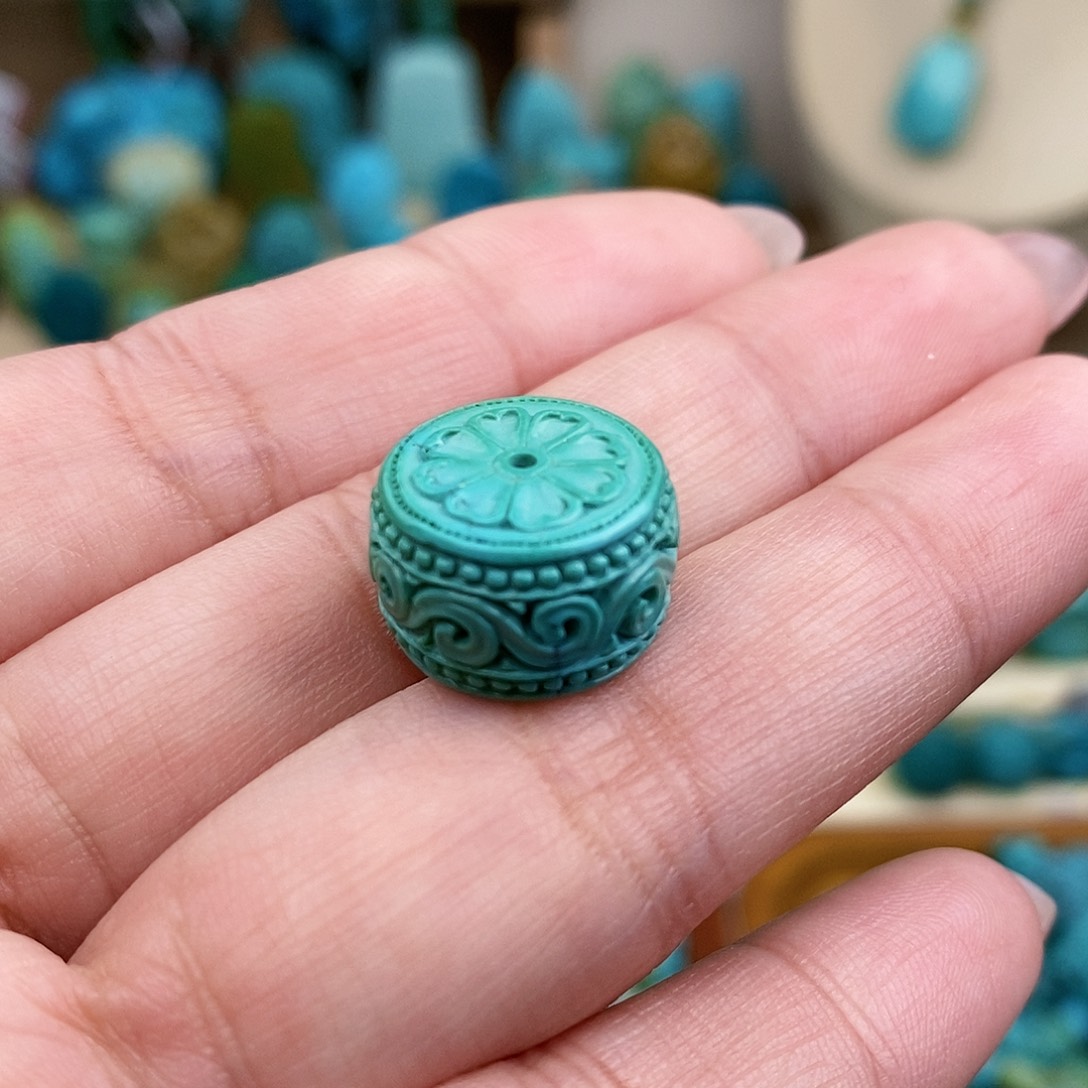 绿松石珠宝奇石未镶嵌